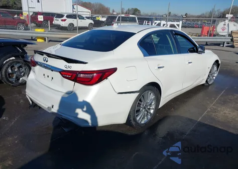 2019 Infiniti Q50 3.0T Luxe from USA, damaged, VIN JN1EV7AR8KM550901